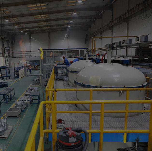Nickel alloy factory workshop